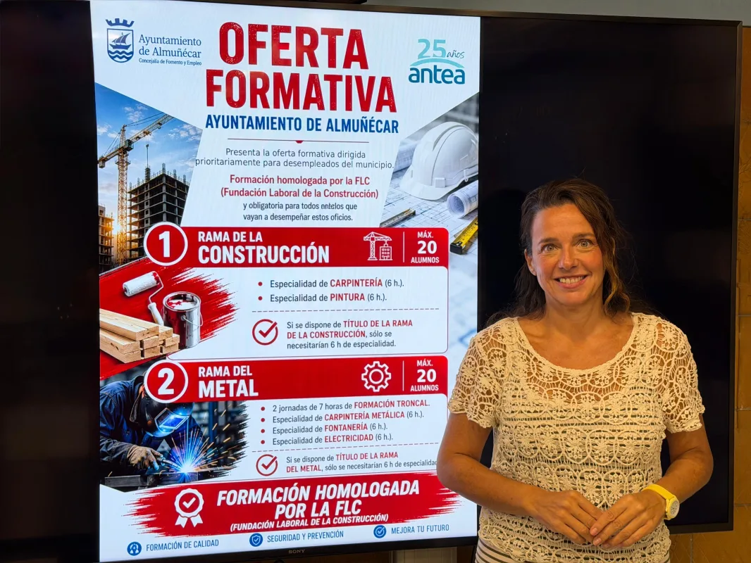 Almuñécar abre 50 plazas en cursos de construcción y metal - Diario Costa Tropical