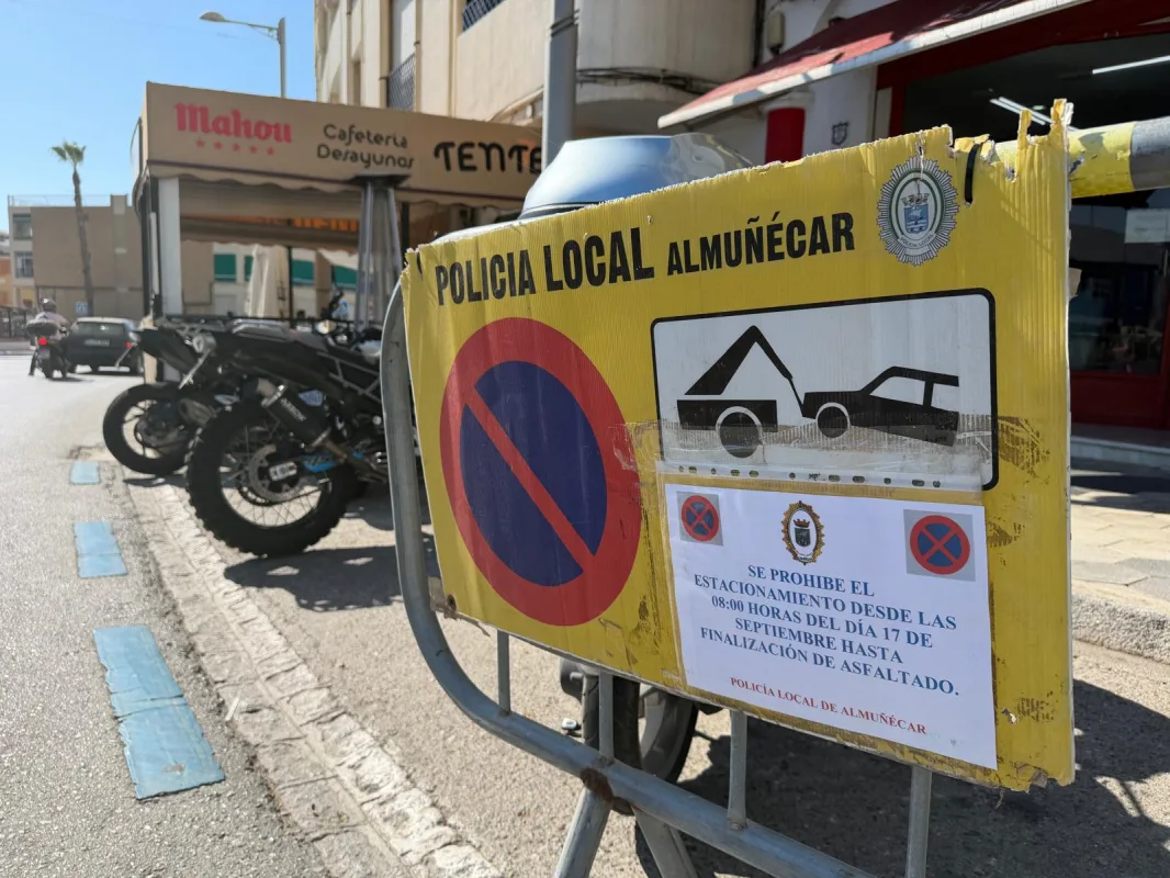Almuñécar inicia el asfaltado de la avenida Juan Carlos I - Diario Costa Tropical