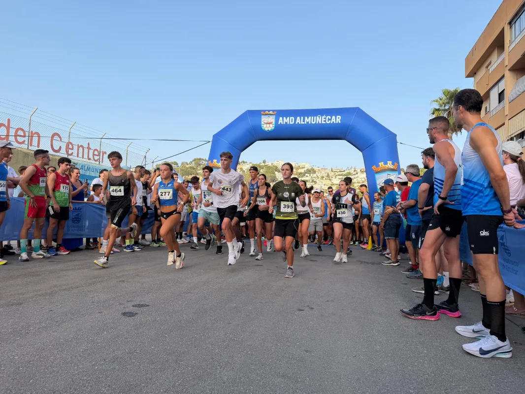 Almuñécar se vuelca con la solidaridad y desafía el calor en la XVI Carrera de la Vega - Deportes - Diario Costa Tropical