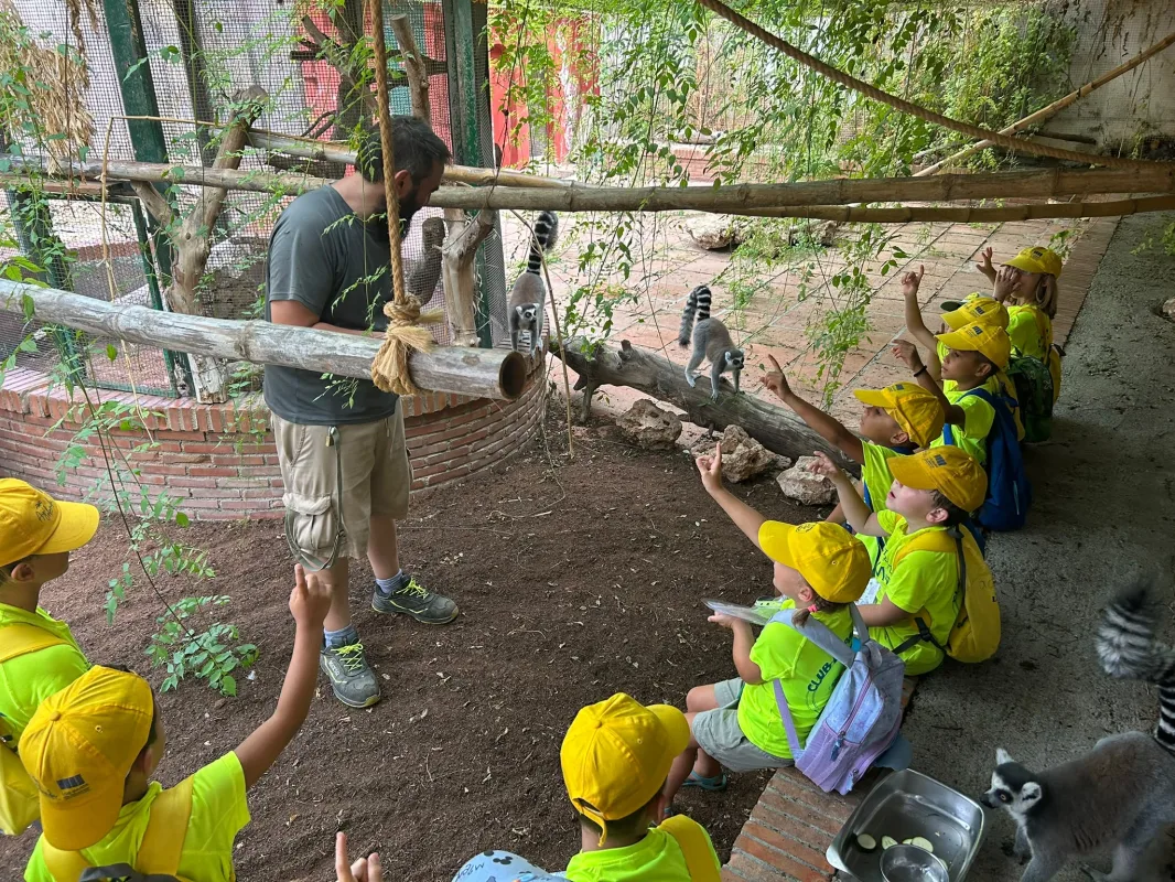 Un centenar de jóvenes se convierten en cuidadores por un día en el Parque Ornitológico Loro Sexi de Almuñécar - Vida y Cultura - Diario Costa Tropical